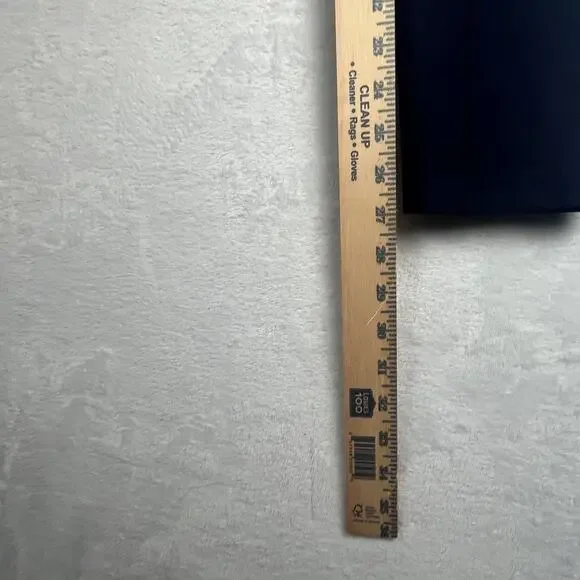 J. Crew Navy Blue Pixie Leggings Pants Women Size 8 Back Zipper Back Seam 31090 - Picture 9 of 15